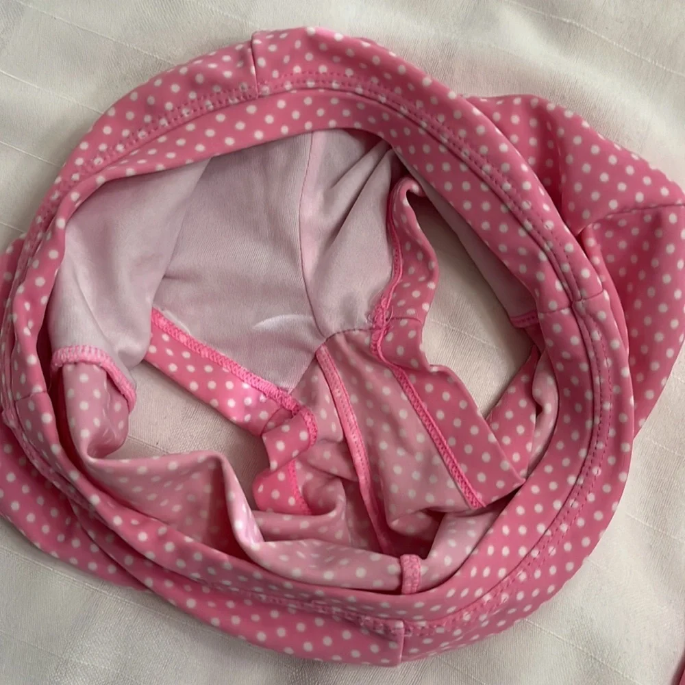 Circo pink with polkadots swim set